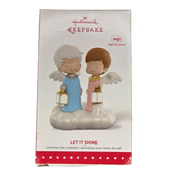 Hallmark Keepsake 2015 Let It Shine Christmas Tree Ornament Magic Light & Sound - Picture 1 of 11